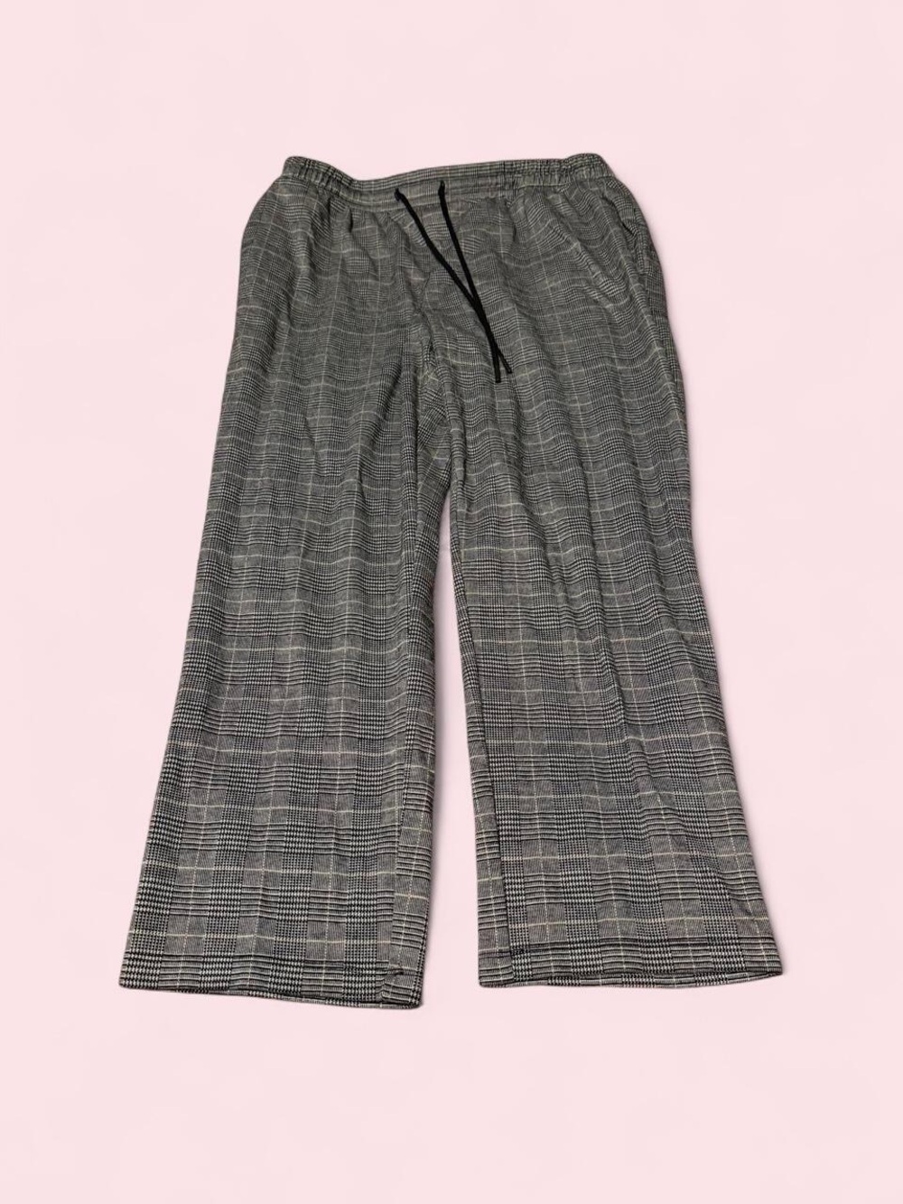 a new day Gray Plaid Wide Leg Pants